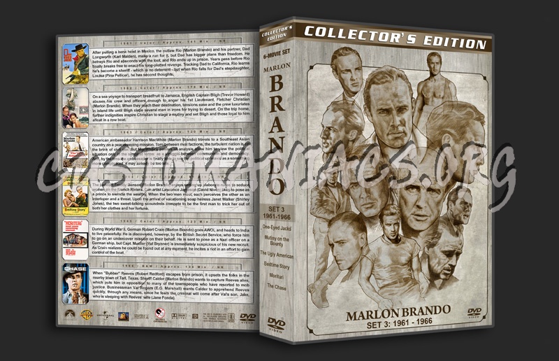 Marlon Brando Filmography - Set 3 (1961-1966) dvd cover