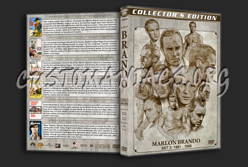 Marlon Brando Filmography - Set 3 (1961-1966) dvd cover