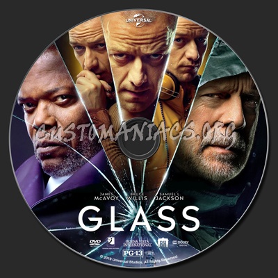 Glass dvd label