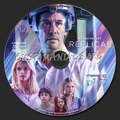 Replicas blu-ray label