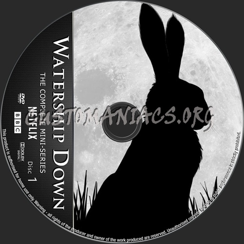 Watership Down 2018 dvd label