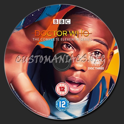 Doctor Who Series 11 dvd label