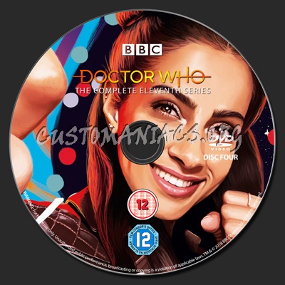 Doctor Who Series 11 dvd label