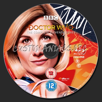 Doctor Who Series 11 blu-ray label