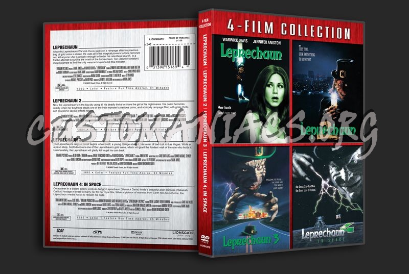 Leprechaun 4-Film Collection dvd cover