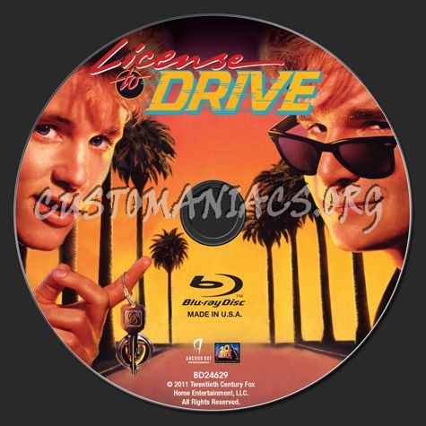 License to Drive blu-ray label