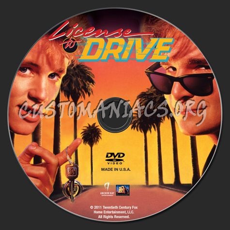License to Drive dvd label