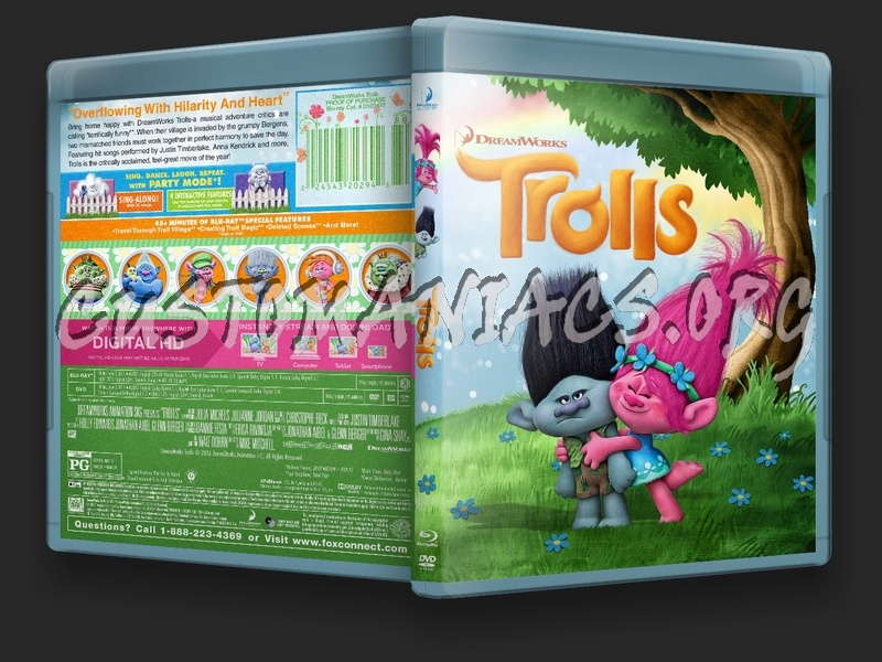 Trolls blu-ray cover