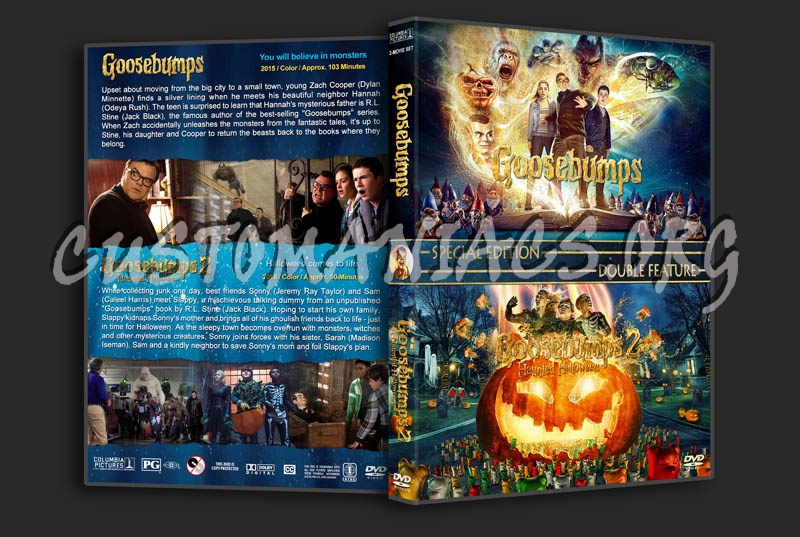 Goosebumps Double Feature dvd cover