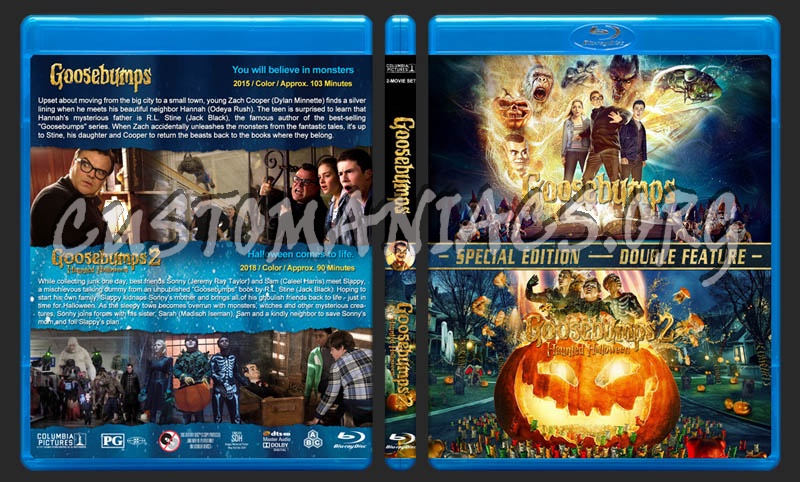 Goosebumps Double Feature blu-ray cover
