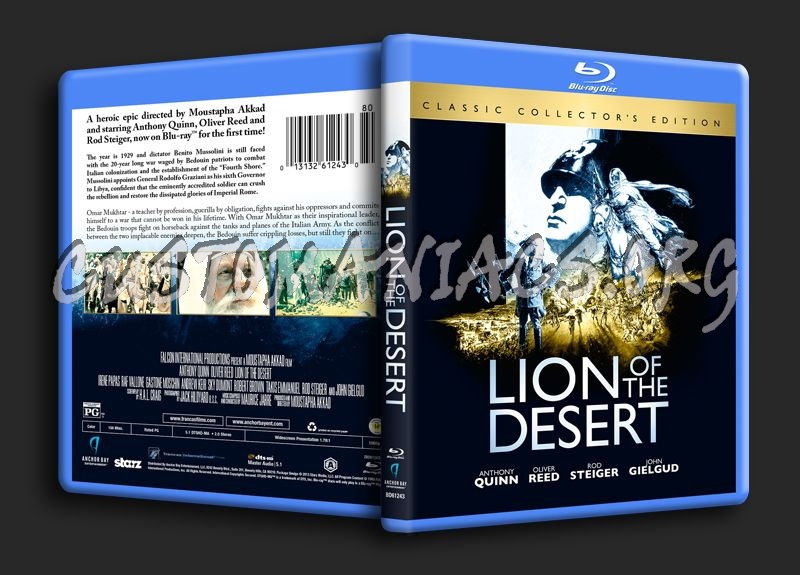 Lion of the Desert blu-ray cover