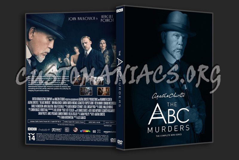 The ABC Murders 2018 dvd cover