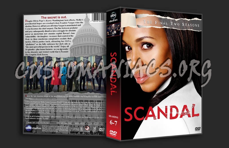Scandal - Seasons 6-7 dvd cover