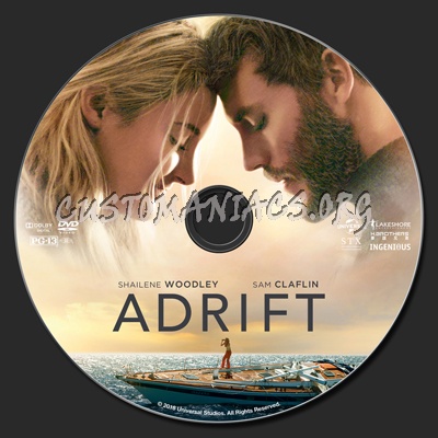 Adrift (2018) dvd label