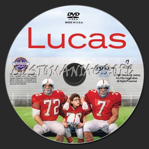 Lucas dvd label