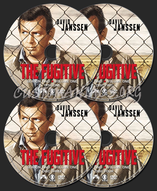 The Fugitive Season 2 Volume 1 dvd label