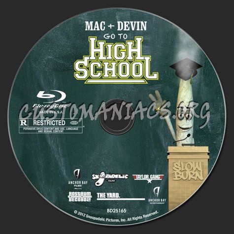 Mac + Devin Go To High School blu-ray label