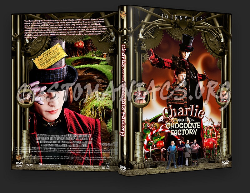 Charlie and The Chocolate Factory dvd cover