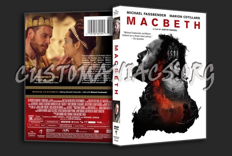 Macbeth (2015) dvd cover