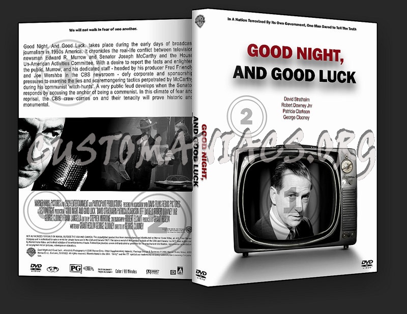 Good Night And Good Luck dvd cover