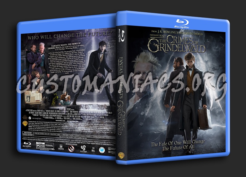 Fantastic Beasts: The Crimes Of Grindelwald dvd cover