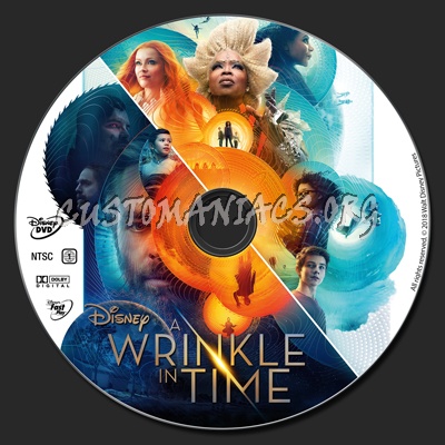 A Wrinkle In Time dvd label