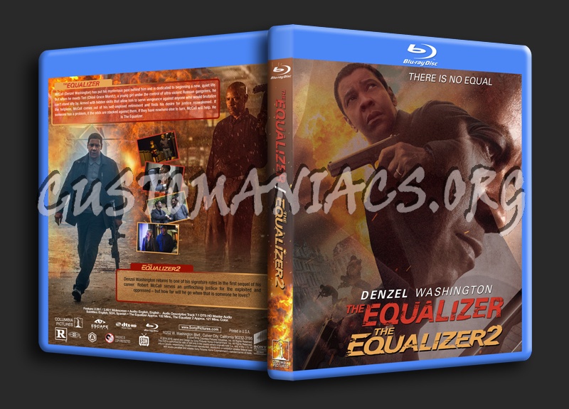 The Equalizer 1 & 2 Combo dvd cover