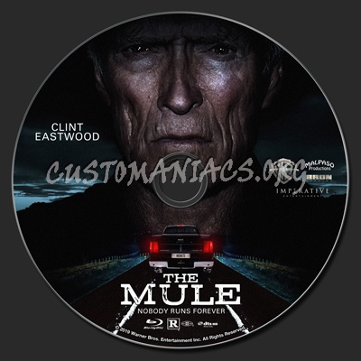 The Mule (2018) blu-ray label