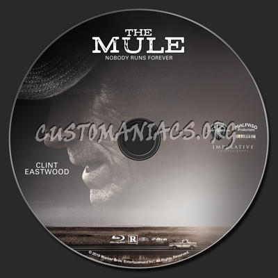 The Mule (2018) blu-ray label