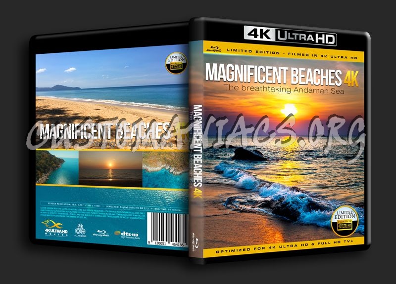 Magnificent Beaches 4K blu-ray cover