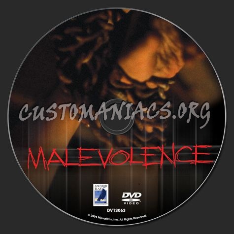 Malevolence dvd label