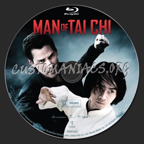 Man of Tai Chi blu-ray label