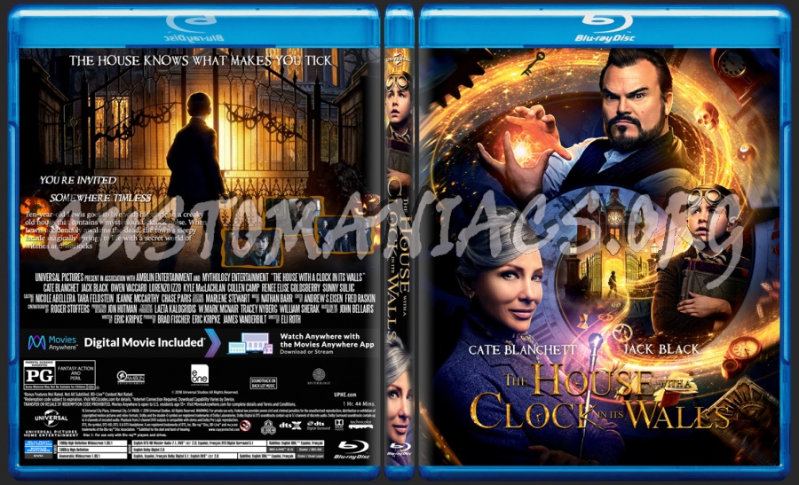 The House With A Clock In Its Walls blu-ray cover