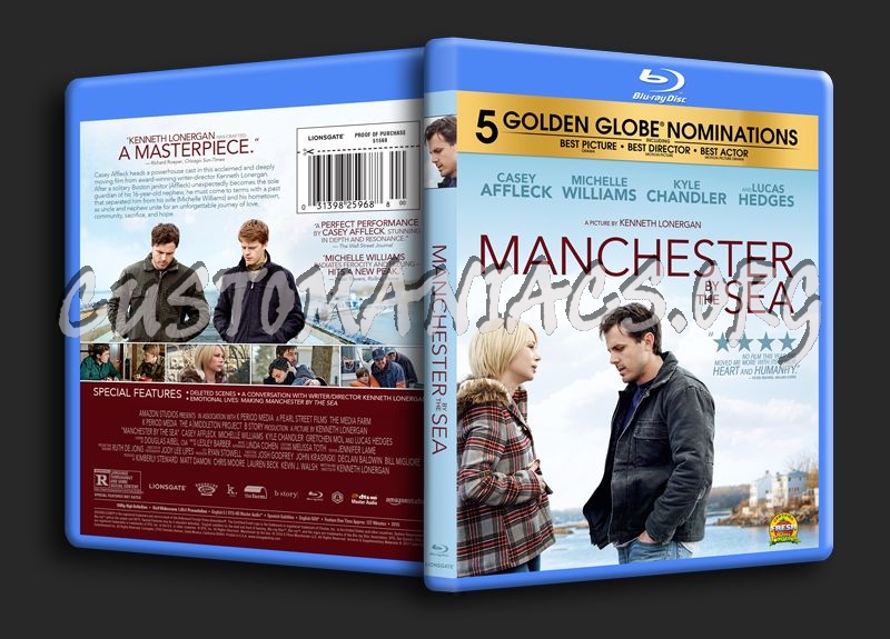 Manchester By the Sea blu-ray cover