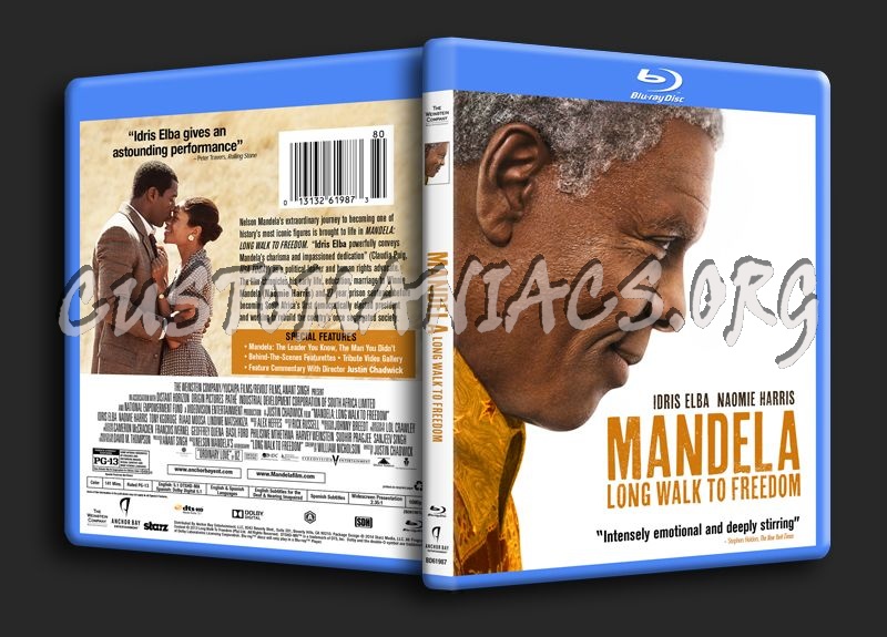 Mandela Long Walk To Freedom blu-ray cover