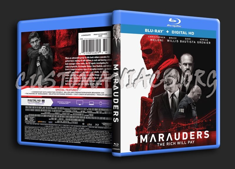 Marauders blu-ray cover