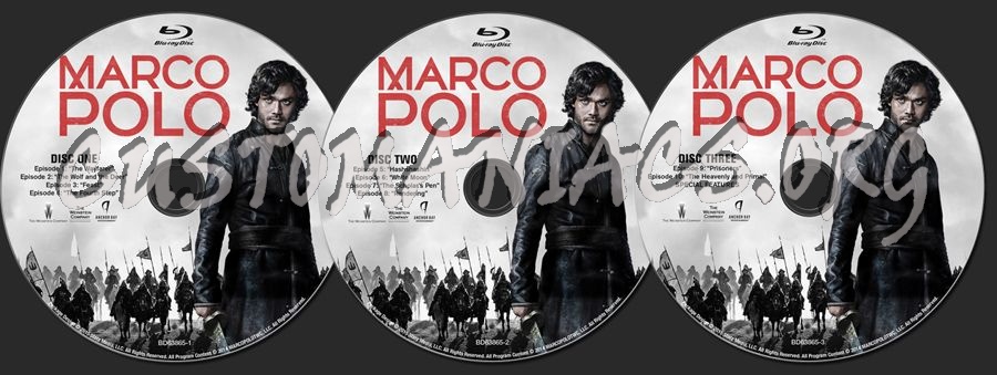 Marco Polo Season 1 blu-ray label