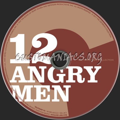 591- 12 Angry Men dvd label