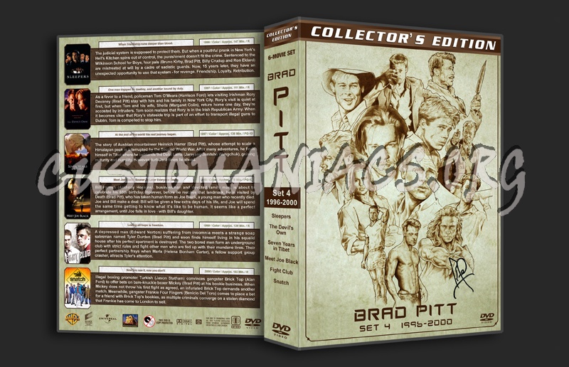 Brad Pitt Filmography - Set 4 (19962000) dvd cover