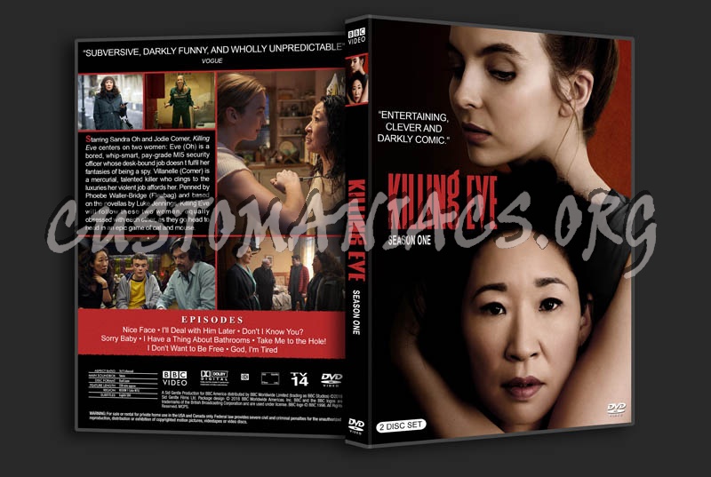 Killing Eve - Season 1 dvd cover