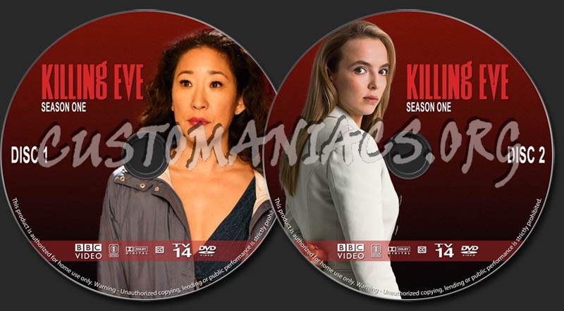 Killing Eve - Season 1 dvd label