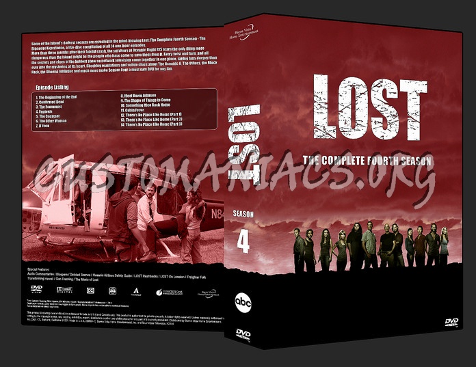 Lost - Season 4 dvd cover