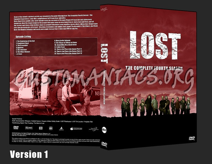 Lost - Season 4 dvd cover