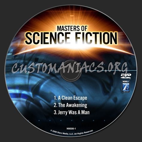 Masters of Science Fiction dvd label