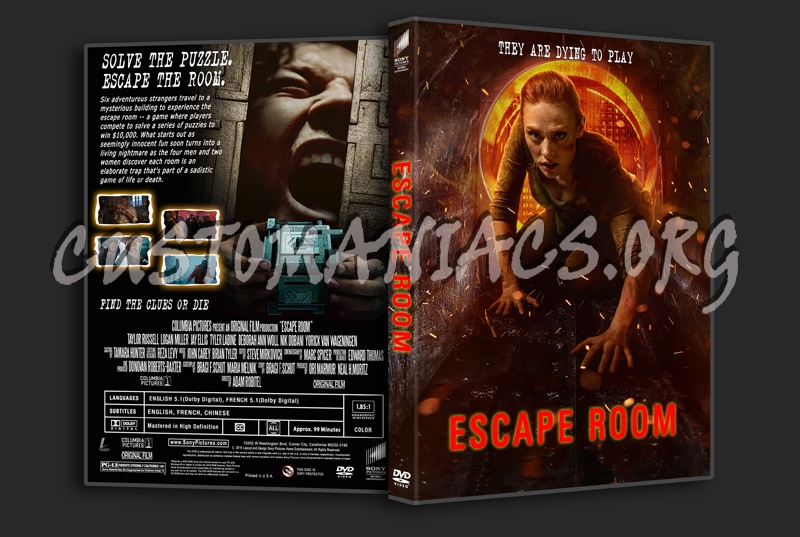 Escape Room 2019 dvd cover