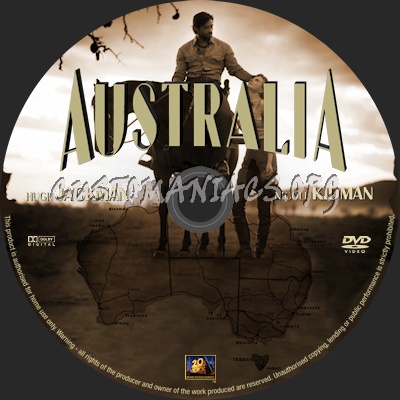 Australia dvd label