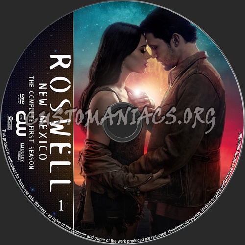 Roswell New Mexico Season 1 dvd label