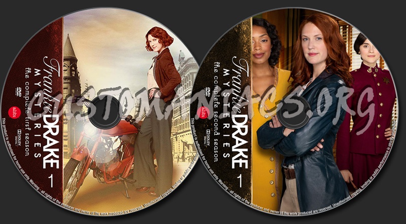 Frankie Drake Mysteries Seasons 1-2 dvd label
