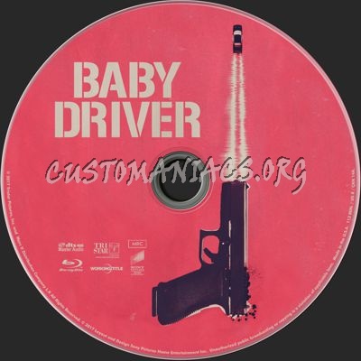 Baby Driver blu-ray label