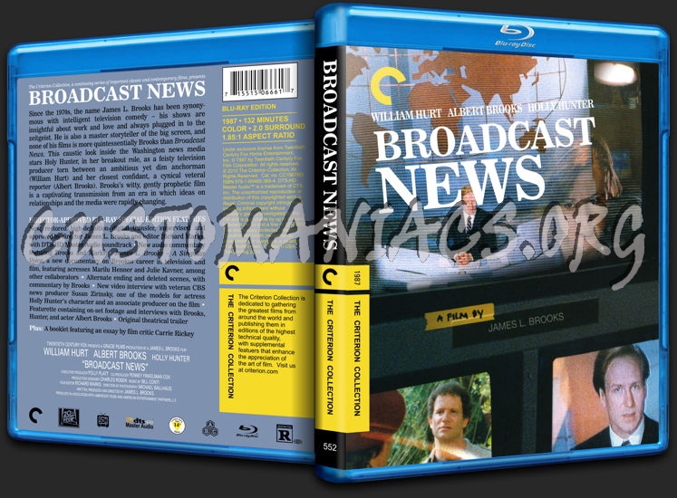 552 - Broadcast News blu-ray cover